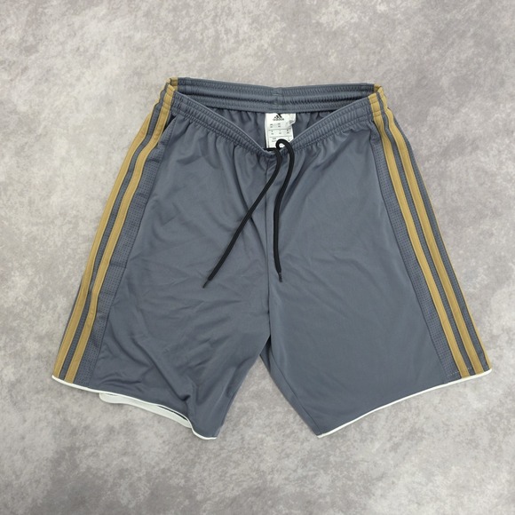 adidas Other - Adidas Climacool Men's Shorts Size XS Gray Yellow 3 Stripe Athletic Soccer Gym
